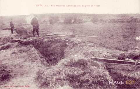 Tranchée  allemande (Lunéville)